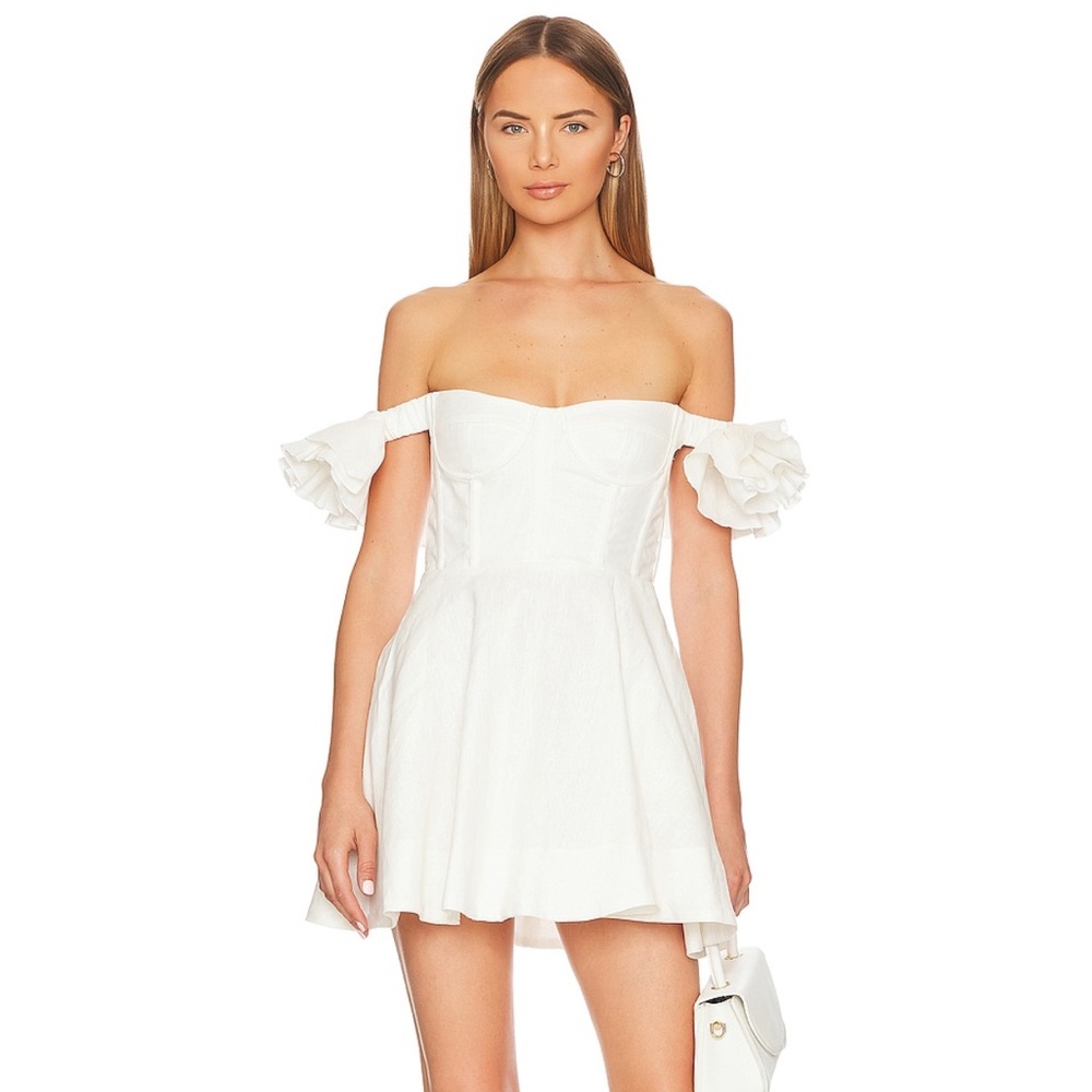 Bardot Sigma Mini Dress Brand New Never Worn - Small / White